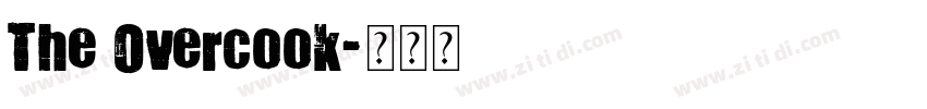The Overcook字体转换